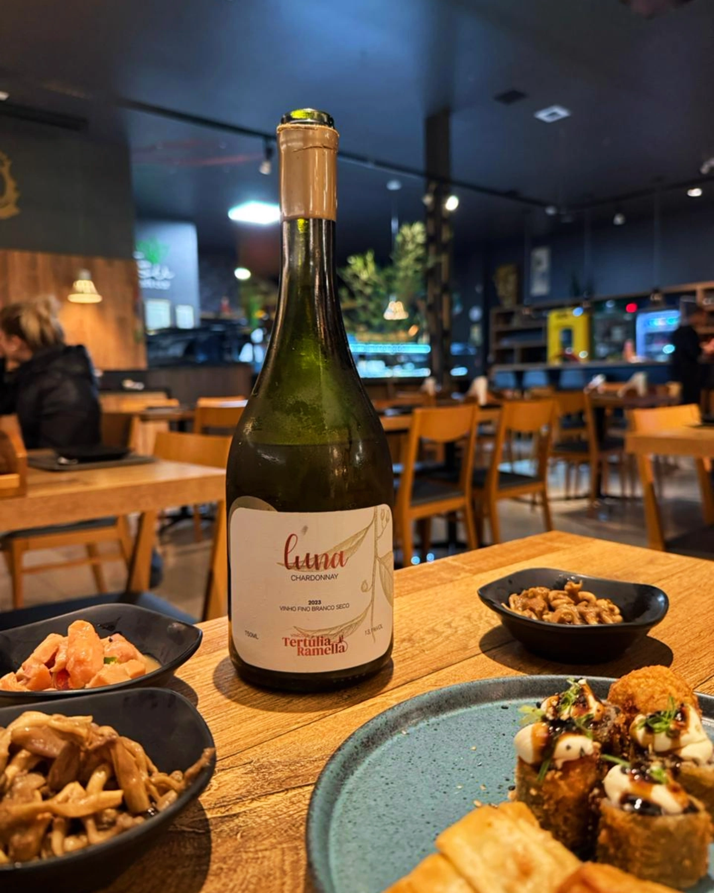 Luna Chardonnay Tertúlia Ramella - Sushi