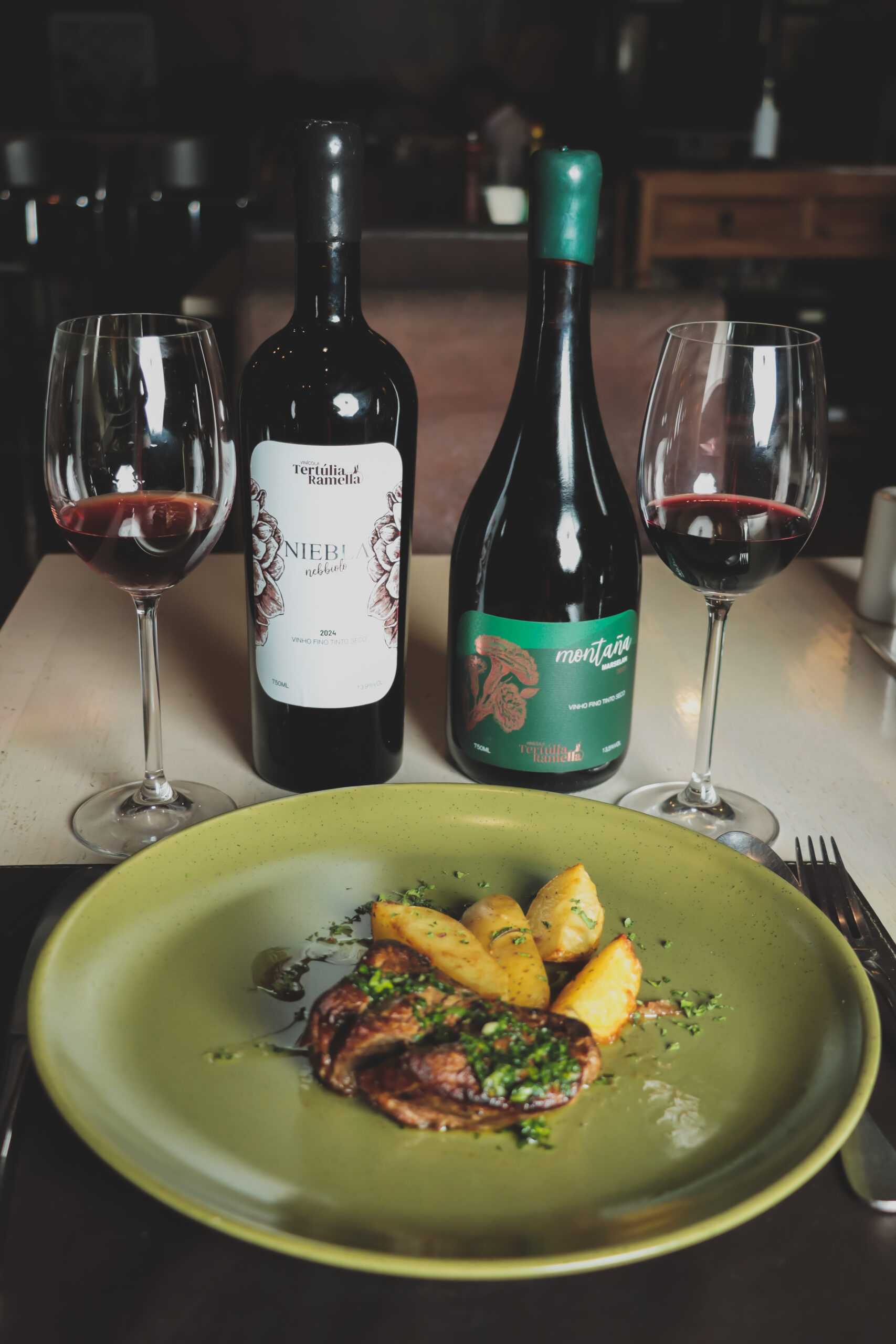 Nebbiolo e Marselan Tertúlia Ramella - Prato Principal
